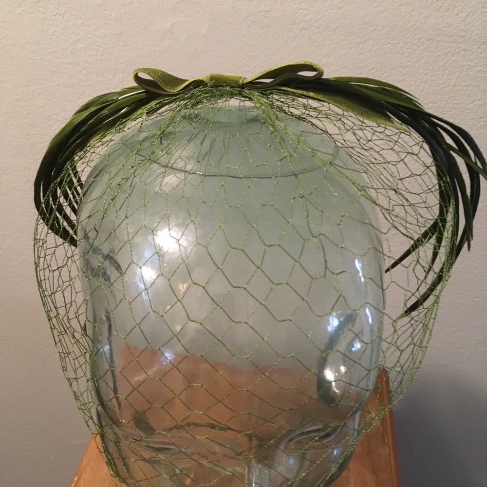 Two Feather and Velvet Bow Fascinators